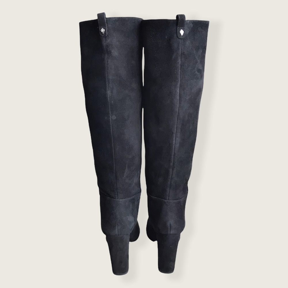 Sam Edelman Caprice Suede Trendy Knee-High Boots - Picture 12 of 16